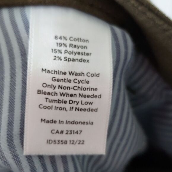 TALBOTS 16P Deep Moss Green Jegging - Picture 8 of 9